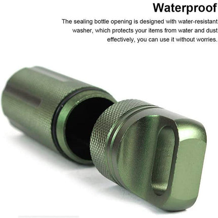 New 1PC EDC Survival Kit Waterproof Seal Bottle Capsule Storage Container Tool - Aimall