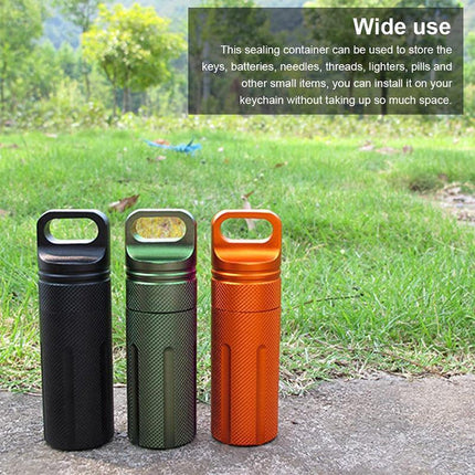 New 1PC EDC Survival Kit Waterproof Seal Bottle Capsule Storage Container Tool - Aimall