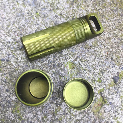 New 1PC EDC Survival Kit Waterproof Seal Bottle Capsule Storage Container Tool - Aimall