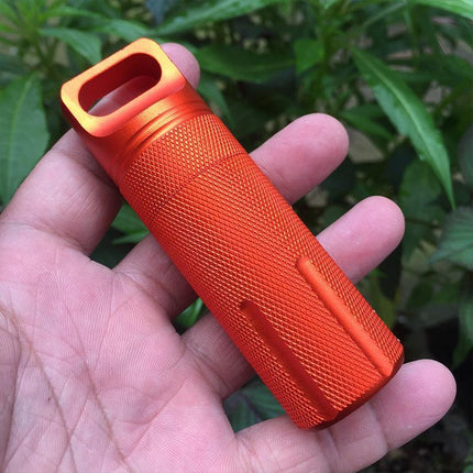 New 1PC EDC Survival Kit Waterproof Seal Bottle Capsule Storage Container Tool - Aimall