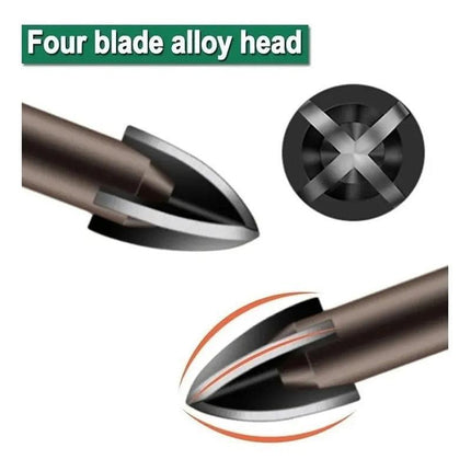 7PCS Efficient Universal Drilling Tool Multifunctional Cross Alloy Drill Bit AU - Aimall