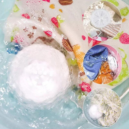 Ultrasonic Portable Washing Machine Mini Turbine Washer USB For Travel Camping - Aimall