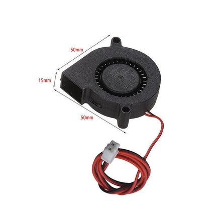 12V 24V Brushless DC Blower Fan Ultra Quiet Cooling Fan 5015S 50mm x 15mm AU - Aimall