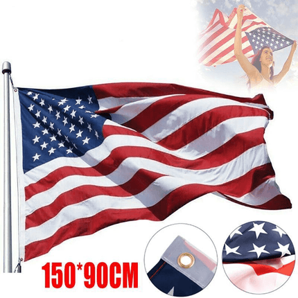 Large American USA Flag Pride Heavy Duty Outdoor 90cm x 150cm United States AU - Aimall