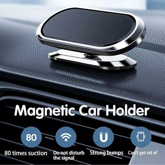360° Rotate Universal Magnetic Car Mount Dash Phone Holder for iPhone Galaxy GPS - Aimall