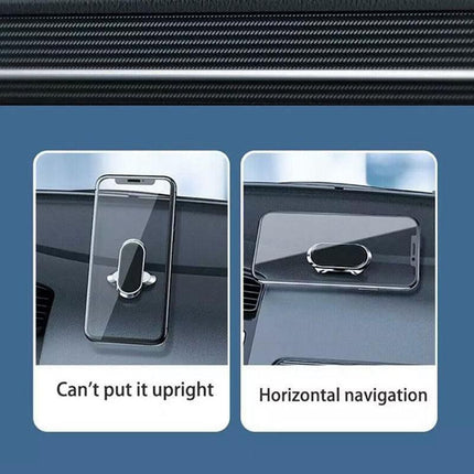 360° Rotate Universal Magnetic Car Mount Dash Phone Holder for iPhone Galaxy GPS - Aimall