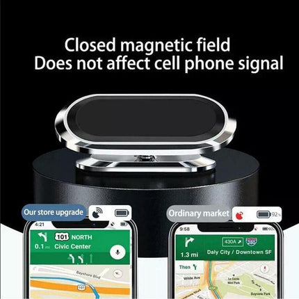 360° Rotate Universal Magnetic Car Mount Dash Phone Holder for iPhone Galaxy GPS - Aimall