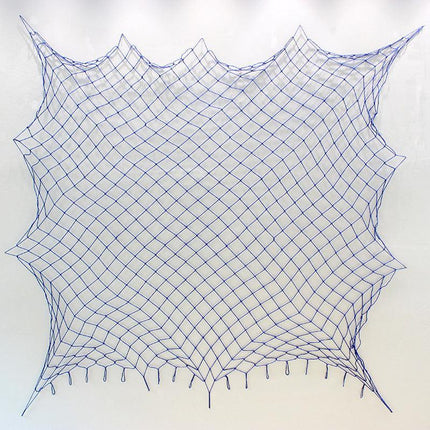 Fishing Net Decor DIY Beige/Blue Nautical Decorative Beach Mediterranean Party - Aimall