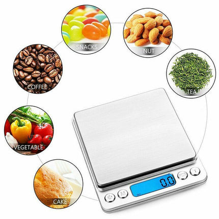 3kg/0.1g Kitchen Digital Scale LCD Electronic Balance Food Weight Postal Scales - Aimall