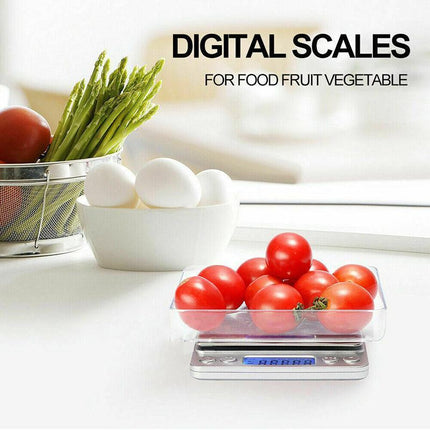 3kg/0.1g Kitchen Digital Scale LCD Electronic Balance Food Weight Postal Scales - Aimall