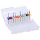 10X 0.1-1.0MM/0.3-1.2MM Carbide Micro Mini Drill Bit Tungsten Steel Rotary Tool - Aimall