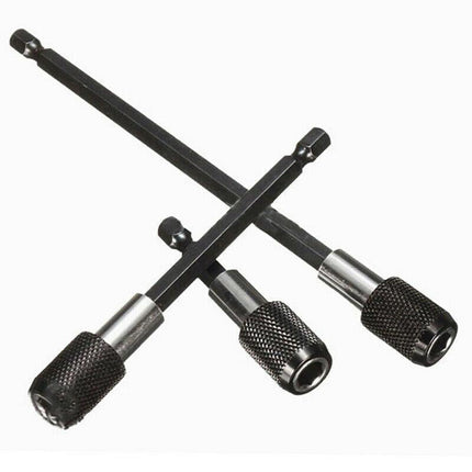 3Pcs Screwdriver Extension Kit Quick Release 1/4 Hex Shank Holder Drill Bit Set - Aimall