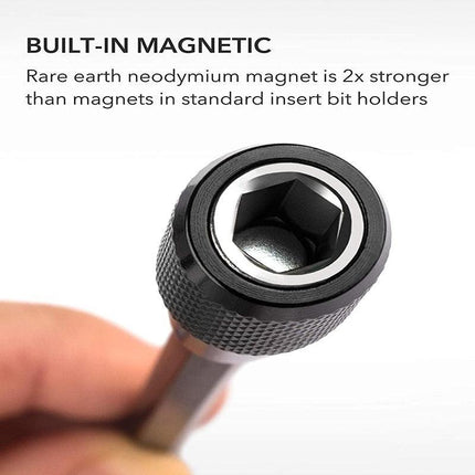 3Pcs Screwdriver Extension Kit Quick Release 1/4 Hex Shank Holder Drill Bit Set - Aimall