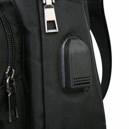 Durable Mens Chest Bag Shoulder Backpack Man Sling Cross Body Satchel Travel Bag - Aimall