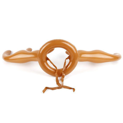 Antler Reindeer Hat Christmas Party Game Ring Moose Inflatable Toss Holiday Toys - Aimall
