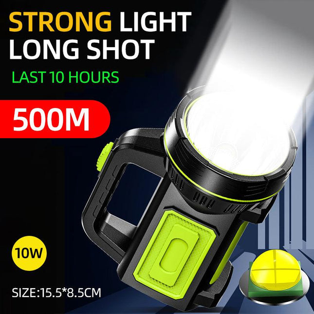 135000LM LED Searchlight Spotlight USB Rechargeable Hand Torch Work Light Lamp - Aimall