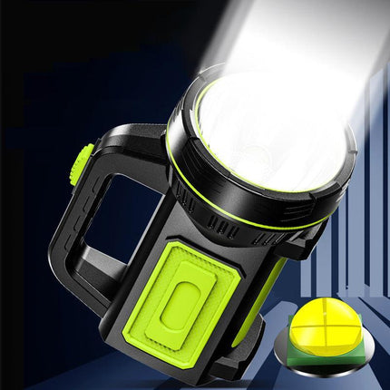 135000LM LED Searchlight Spotlight USB Rechargeable Hand Torch Work Light Lamp - Aimall