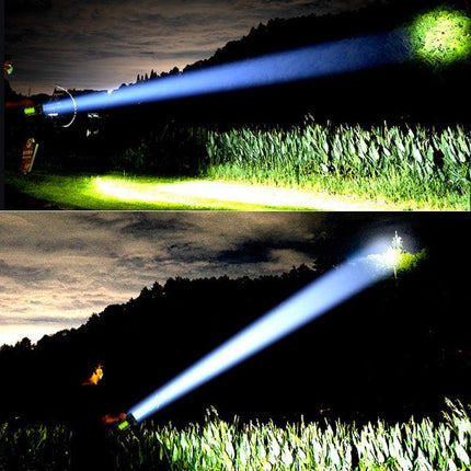 135000LM LED Searchlight Spotlight USB Rechargeable Hand Torch Work Light Lamp - Aimall