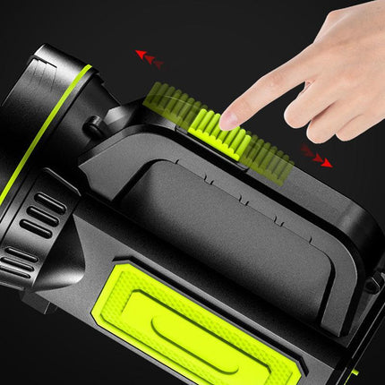 135000LM LED Searchlight Spotlight USB Rechargeable Hand Torch Work Light Lamp - Aimall