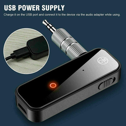 Bluetooth 5.0 Transmitter Receiver Audio Adapter AUX 3.5mm TV CAR PC Speaker AU - Aimall