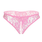 Sexy-Lingerie-Women's-Crotchless-Thongs-Panties-G-String-Underwear-Women-Lace-AU - Aimall