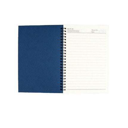 A5 Spiral Coil Notebook Diary Ruled School Vintage Office Student Note Book Memo - Aimall