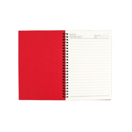 A5 Spiral Coil Notebook Diary Ruled School Vintage Office Student Note Book Memo - Aimall