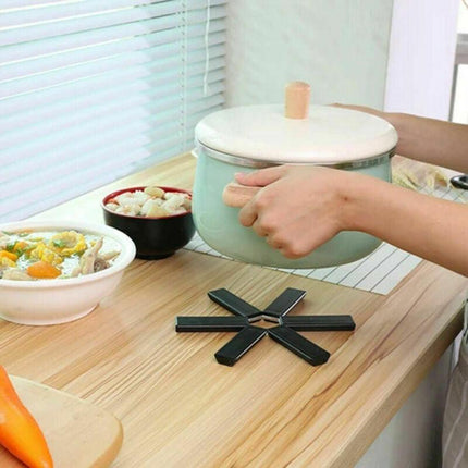 Creative Folding Heat Insulation Pad Placemats Foldable Bowl Cup Pad AU Stock - Aimall