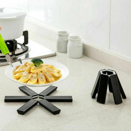 Creative Folding Heat Insulation Pad Placemats Foldable Bowl Cup Pad AU Stock - Aimall