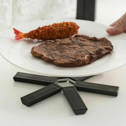 Creative Folding Heat Insulation Pad Placemats Foldable Bowl Cup Pad AU Stock - Aimall