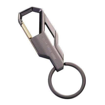 Stylish Metal Car Key Rings Alloy Chain Heavy Duty Gift Keyring Keychain Holder - Aimall