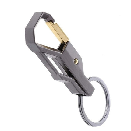 Stylish Metal Car Key Rings Alloy Chain Heavy Duty Gift Keyring Keychain Holder - Aimall
