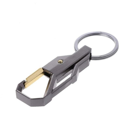 Stylish Metal Car Key Rings Alloy Chain Heavy Duty Gift Keyring Keychain Holder - Aimall