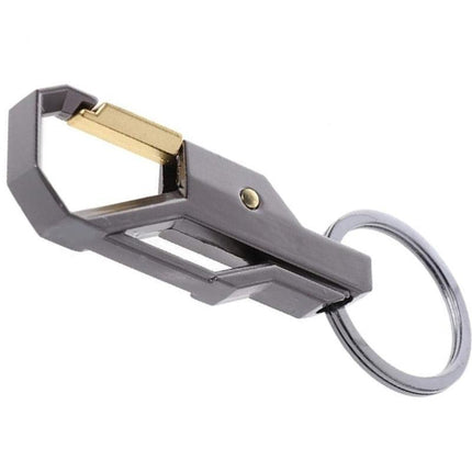 Stylish Metal Car Key Rings Alloy Chain Heavy Duty Gift Keyring Keychain Holder - Aimall