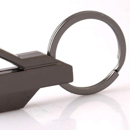 Stylish Metal Car Key Rings Alloy Chain Heavy Duty Gift Keyring Keychain Holder - Aimall