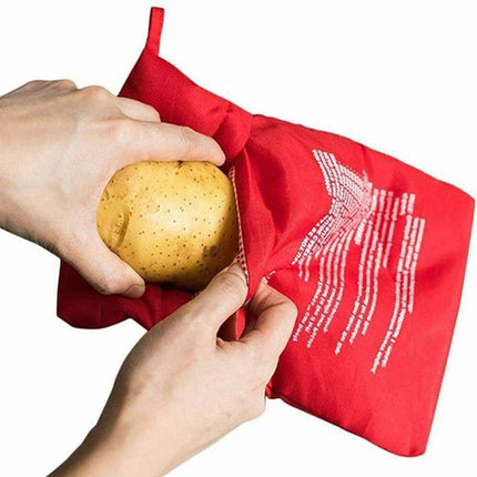 2x Microwave Baked Potato Corn Cooking Bag Reusable Washable Corn Cooker Express - Aimall