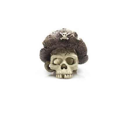 Artificial Fake Skull Head Bone Aquarium Ornament Fish Tank Decoration - Aimall
