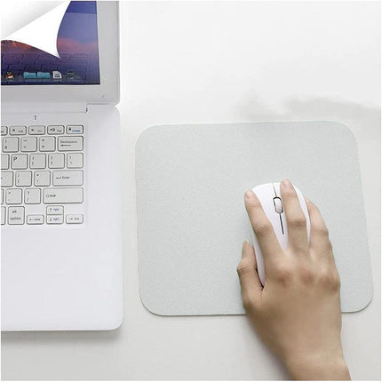 PU Leather Gaming Mouse Pad Desk Mat Anti-slip Speed Mousepad 22x22cm Waterproof - Aimall