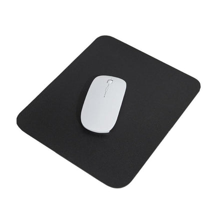 PU Leather Gaming Mouse Pad Desk Mat Anti-slip Speed Mousepad 22x22cm Waterproof - Aimall