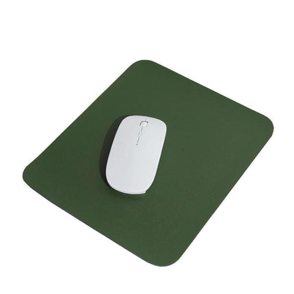 PU Leather Gaming Mouse Pad Desk Mat Anti-slip Speed Mousepad 22x22cm Waterproof - Aimall