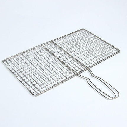 BBQ Fish Grilling Basket Grill Camping Net Meat Vegetable Cooking Kitchen Tool - Aimall