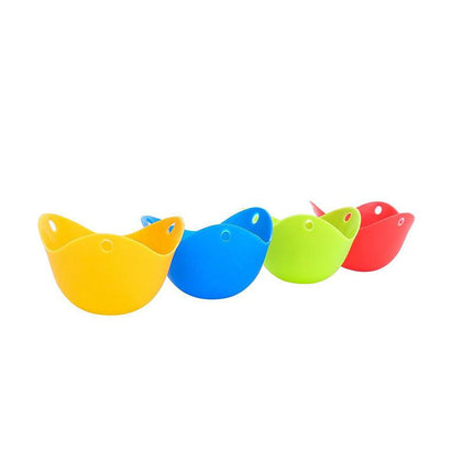 4Pcs Silicone Egg Poacher Poaching Pods Pan Poached Cups Moulds For Kitchen AU - Aimall