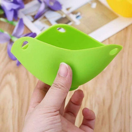 4Pcs Silicone Egg Poacher Poaching Pods Pan Poached Cups Moulds For Kitchen AU - Aimall