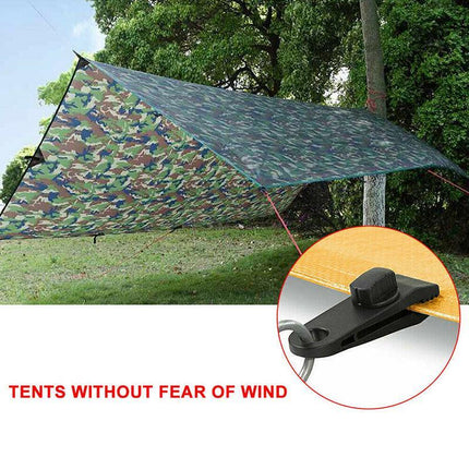 10PCS Awning Tarp Tent Clips Canvas Clamps Heavy Duty Camping Survival Grip Tool - Aimall