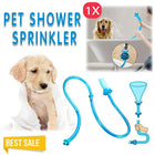 Pet Shower Connector Wash Hose Attachment Sprinkler Handheld Rinser Dogs Bathing - Aimall
