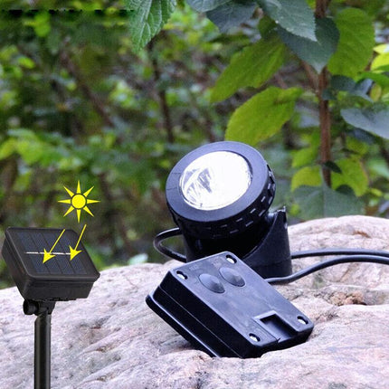 1X AU Solar Powered 6LED Outdoor Garden Landscape Yard Spot Light Lamp Spotlight - Aimall