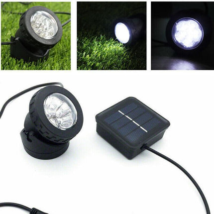 1X AU Solar Powered 6LED Outdoor Garden Landscape Yard Spot Light Lamp Spotlight - Aimall