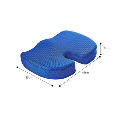 Orthopaedic Memory Foam Seat Cushion Support Back Pain Chair Pillow Car Coccyx - Aimall