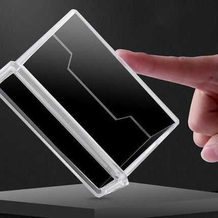10 X Clear Desktop Business Card Holder Display PMMA Stand Plastic Desk Shelf AU - Aimall