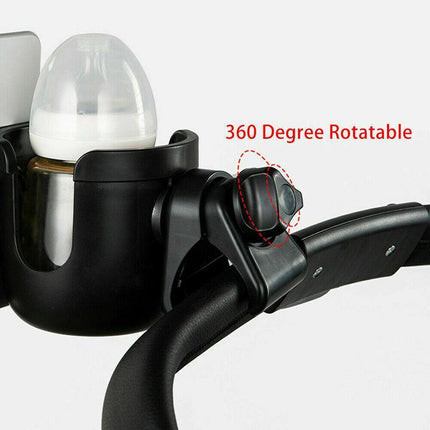 Stroller Cup Holder Universal Drink Bottle Bike Bag Baby Pram Water Coffee AU - Aimall